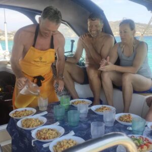 Cena in barca a vela nella splendida Cannigione
