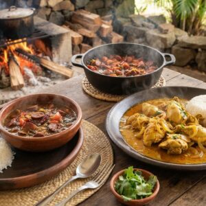 SAVEURS DE LA RÉUNION AU FEU DE BOIS -